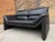 Black Two-Seater Sofa in Black Genuine Leather by Hans Kaufeld for de Sede, 1980s For Sale - Image 8 of 15