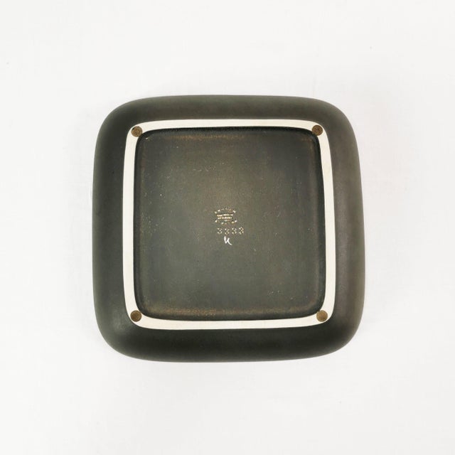 Blue Large Ceramic Bowl by Einar Johansen for Soholm, Denmark, 1960s For Sale - Image 8 of 14
