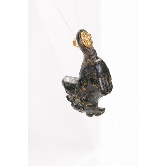 A Bronze Roman Artifact as Unique Pendant For Sale - Image 10 of 11