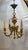 1900 - 1909 1900s Gilt Bronze Flowers Chandelier 4 Lights For Sale - Image 5 of 7