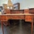 Antique Edwardian Carlton House Desk in Tiger Maple For Sale - Image 4 of 12