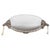 Metal Vintage Jugendstil Wall Mirror in Metal and Glass, Early 20th Century For Sale - Image 7 of 7