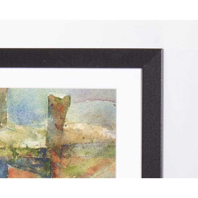 Late 20th Century Watercolor Painting of a Boat by Bill Abell For Sale - Image 5 of 7
