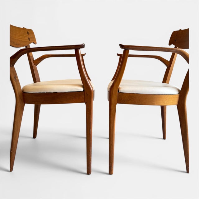 Mid-Century Kipp Stewart for Drexel Declaration Dining Chairs, Circa 1965 - Set of 6 For Sale - Image 12 of 14