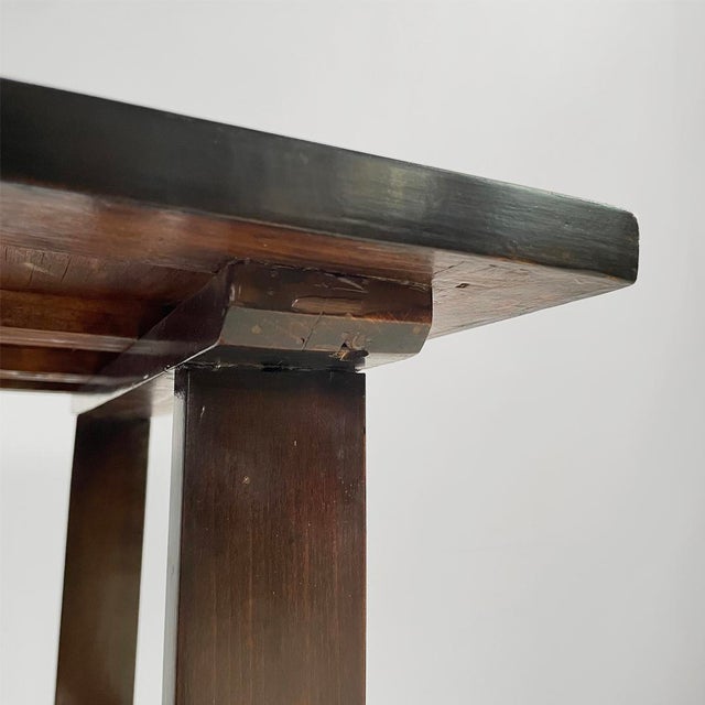 Italian Art Deco Coffee Table in Wood, 1930s For Sale - Image 6 of 11
