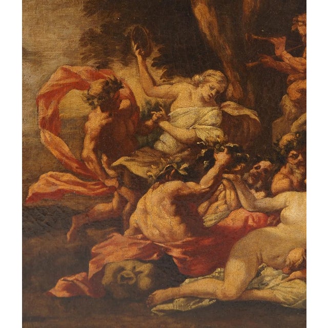 French School Artist, Bacchanales, 18th Century, Oil on Canvas For Sale - Image 5 of 18