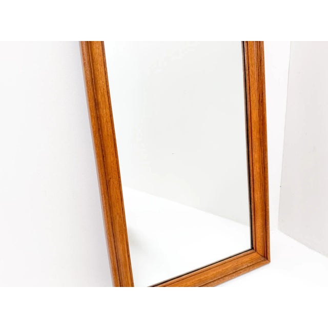 Mid-Century Modern Wooden Wall Mirror, 1960s For Sale - Image 6 of 10