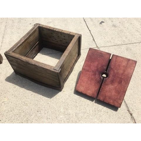 Antique Sculptural Solid Wood Wine Press For Sale - Image 9 of 16