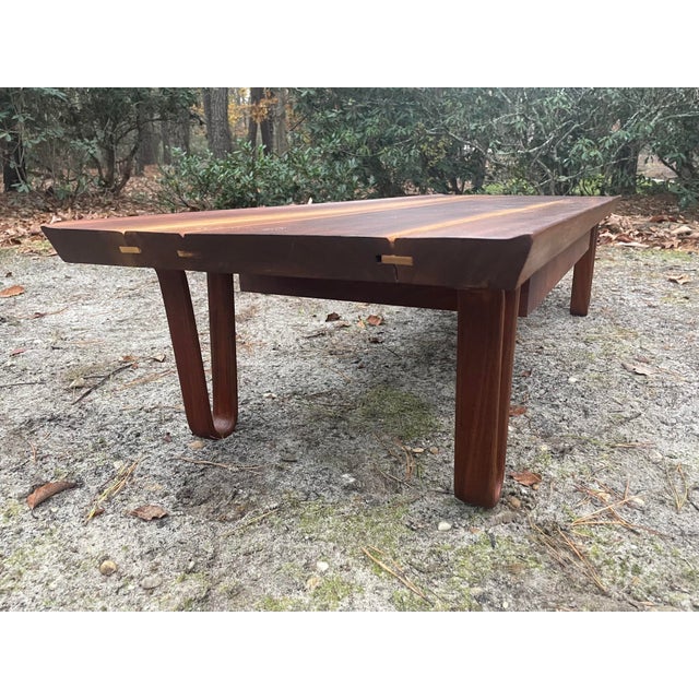 Vintage 1950s Edward Wormley for Dunbar Long John Bench With Drawer For Sale In Philadelphia - Image 6 of 11