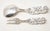 Metal Mid 20th Century Sterling Silver Salad Cutlery, Norway- 2 Pieces For Sale - Image 7 of 12