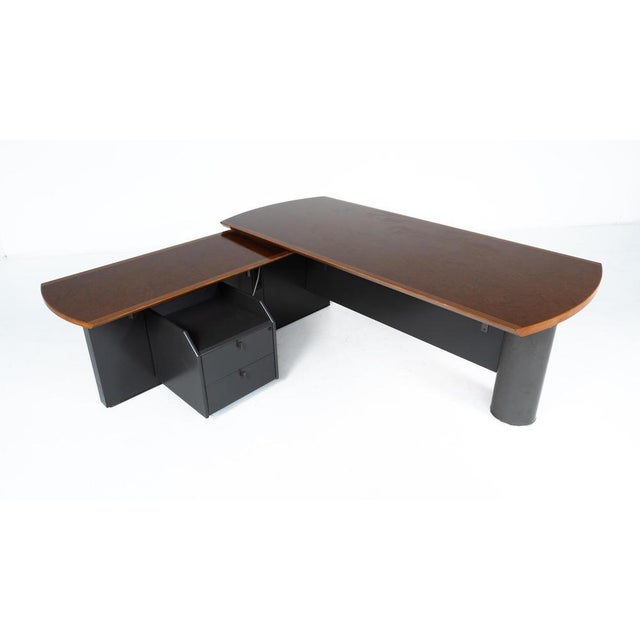1970s Large Artona Desk by Afra & Tobia Scarpa for Maxalto, 1970s For Sale - Image 5 of 18