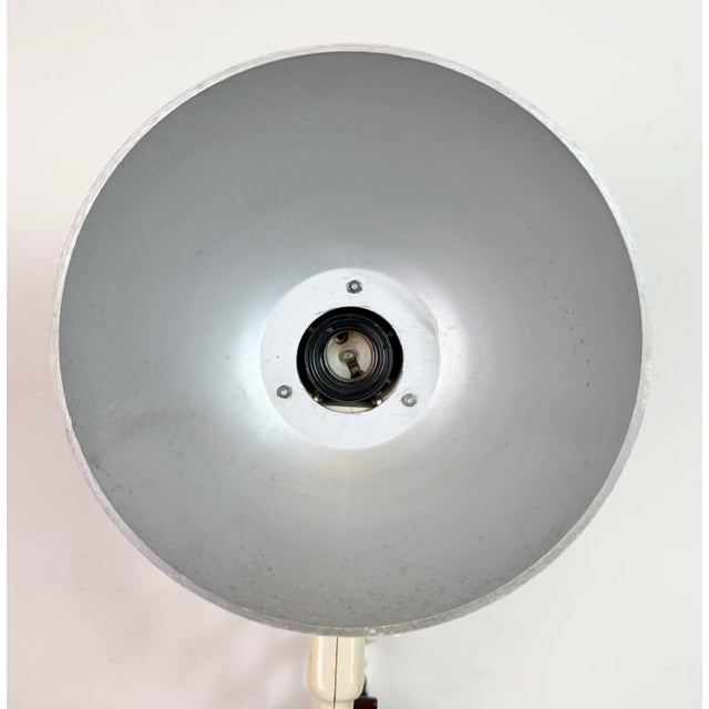Industrial East German Scissor Table Lamp from Veb Zweckleuchtenbau Dresden, 1950s For Sale - Image 14 of 18