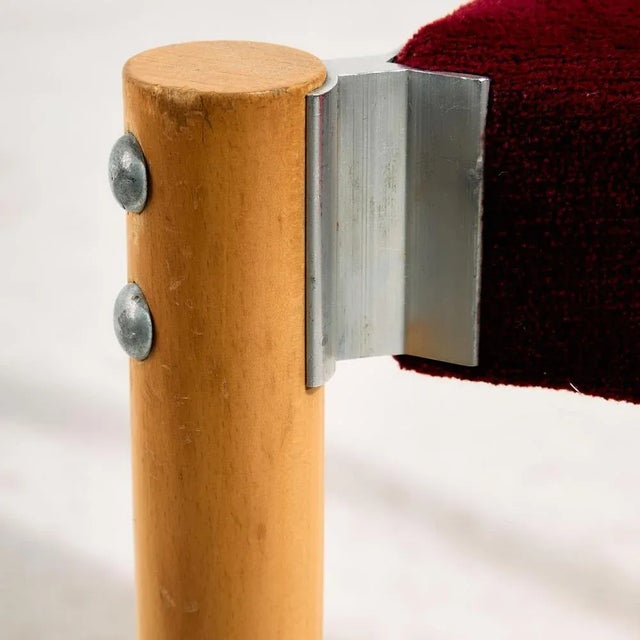 Brown Czechoslovak Beech Chair by Miroslav Navratil For Sale - Image 8 of 18