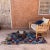 Blue 1980s Moroccan Colorful Vintage Rug - 3'9" X 5'9" Ft For Sale - Image 8 of 8