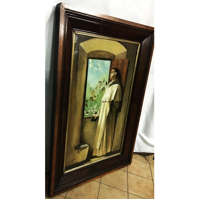 Religious Scene, 1931, Oil Painting on Board, Framed For Sale - Image 7 of 18