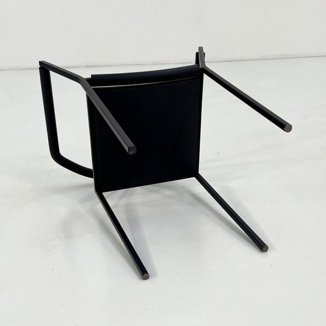 1980s Vintage Poltroncina Chairs by Maurizio Peregalli for Zeus Noto, 1980s, Set of 4 For Sale - Image 5 of 11