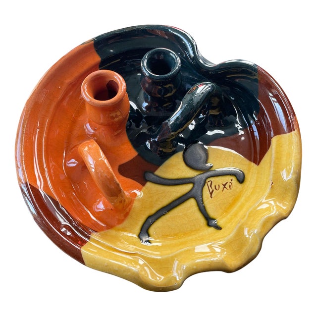 Thomas Buxo Ceramic Amsterdam Studio Tapas Dish For Sale