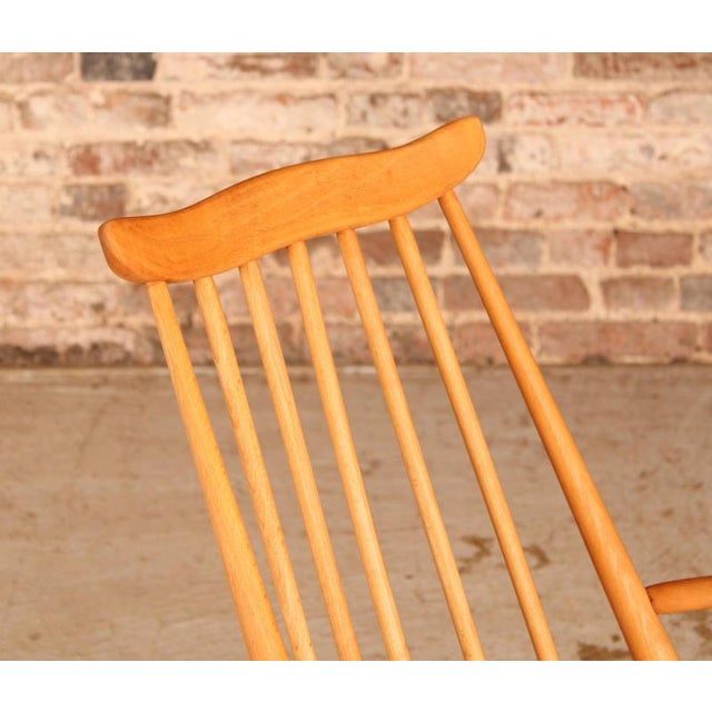 Mid-Century Modern Elm and Beech Rocking Chair from Ercol, 1960s For Sale - Image 4 of 13