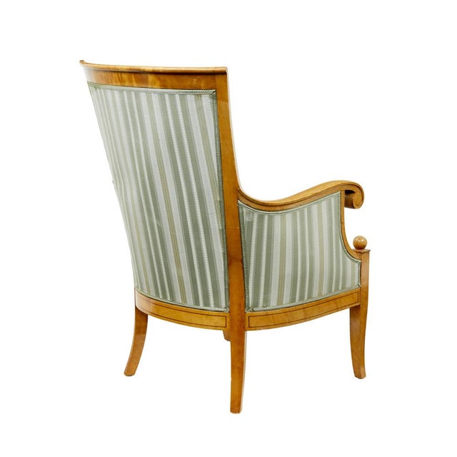 early 20th century set of 4 karl johan influenced birch armchairs circa 1900. we are pleased to offer this set of karl...