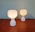 White Opaline Table Lamp from Massive, 1960 For Sale - Image 12 of 14