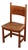 Antique Stickley Brothers Mission Oak Rush Seat Side Chair For Sale