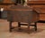 18th Century French Carved Walnut Desk on Legs With Slant Top and Inside Storage For Sale - Image 9 of 10