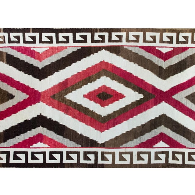 Early 20th Century Native American Navajo Rug For Sale - Image 9 of 15