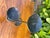 Vintage Hand Forged Brutalist Wrought Iron Spiral Candlesticks, Stamped Jb - Pair For Sale - Image 10 of 12