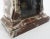 Stone French Marble Clock and Pair of Pedestals For Sale - Image 7 of 9