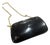 1940s Art Deco Black Bakelite and Brass Italian Evening Bag For Sale