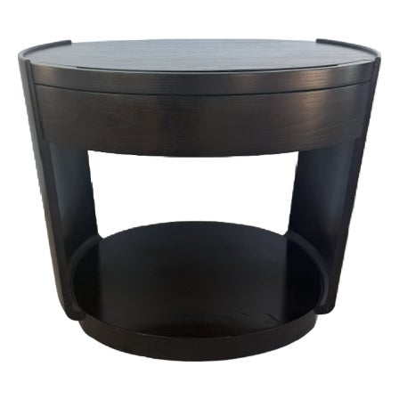 Baker Furniture Elliptical Side Table For Sale