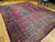 Turkish Vintage Turkish Heriz Rug, Hand-Knotted Wool, Geometric Medallion Design, Red & Green, 12x14 For Sale - Image 3 of 16