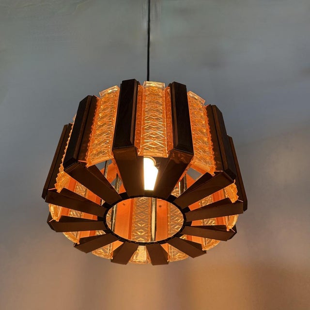 Danish Pendant Lamp by Werner Schou for Coronell Elektro, 1960s For Sale - Image 10 of 18