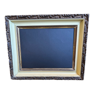 Vintage Rococo Carved Wood Wall Mirror - Made in England