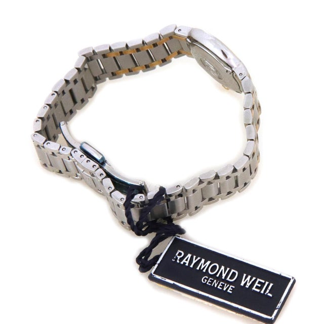 Late 20th Century Raymond Weil Othello Steel Ladies Quartz Watch 2320 - For Sale - Image 5 of 6