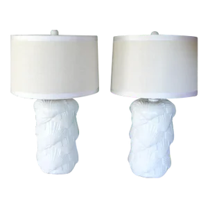 1970s Fine Art Lamps in the Style of Tommaso Barbi - a Pair