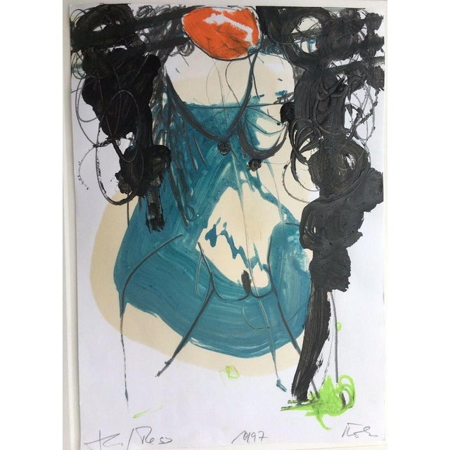 Mess Heinz-Josef, Abstract Composition, 1997, Mixed Media For Sale - Image 10 of 13