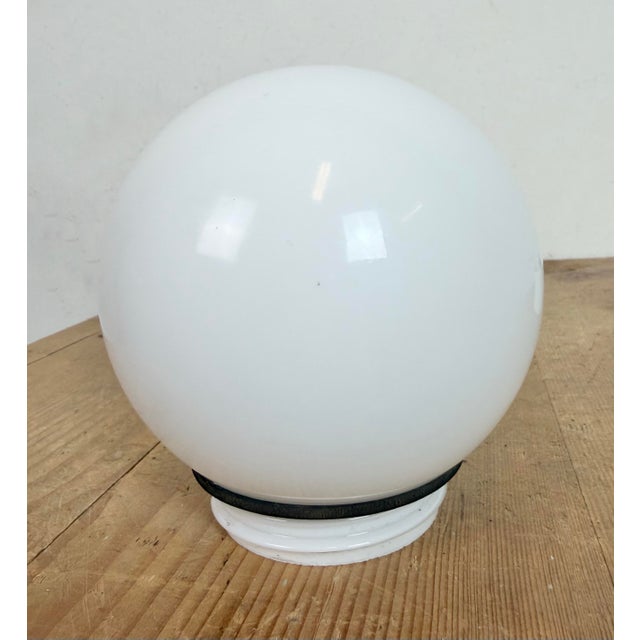 Ceramic Vintage White Porcelain Ceiling Light, 1970s For Sale - Image 7 of 11