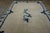 Late 19th Century Chinese Peking Dragon Carpet ( 8' x 9'8" - 245 x 295 ) Antique Medallion Wool Hand Knotted Pile Blue...