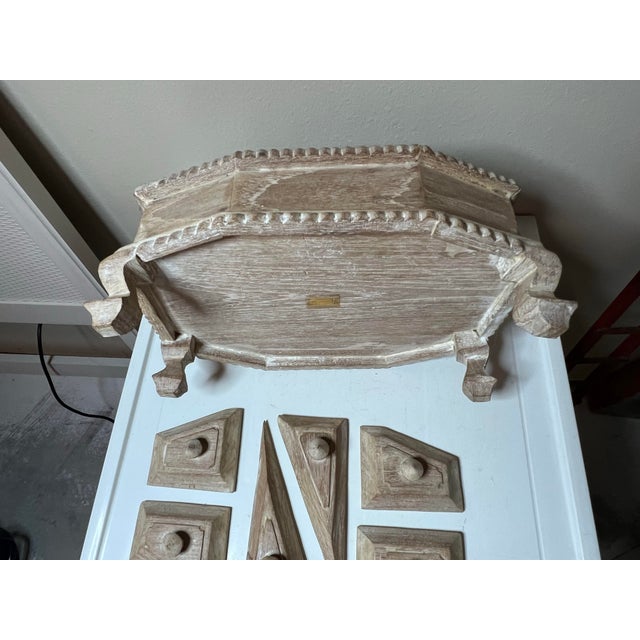 Tan Vintage Wooden Spice/Tea Box For Sale - Image 8 of 8