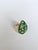 Metal Set in 18k Gold, 6.11 Carats, Zambian Emerald & Yellow Diamonds Cocktail Ring, Size 6.5 For Sale - Image 7 of 10