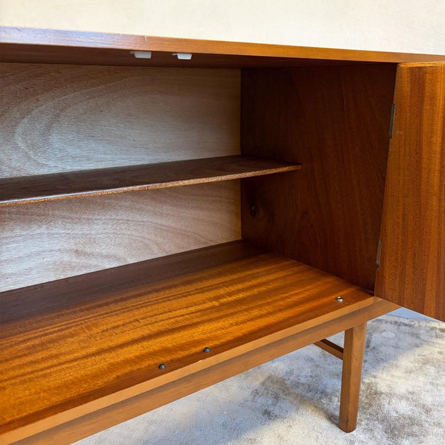 British Teak Sideboard with Sculpted Handles, 1960s For Sale - Image 12 of 16