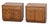 Pair of Vintage Campaign Style Nightstands / End Tables For Sale - Image 4 of 8