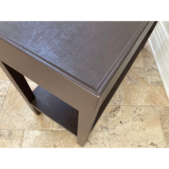 Madegoods Jarin Linen Console Table For Sale In Washington DC - Image 6 of 7