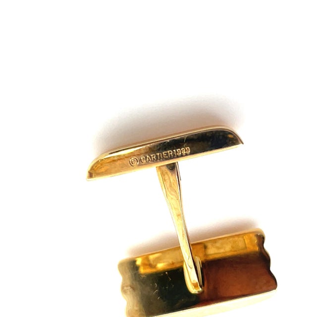 Late 20th Century Pair of Cartier, 18k Gold Trinity Cufflinks For Sale In Chicago - Image 6 of 7