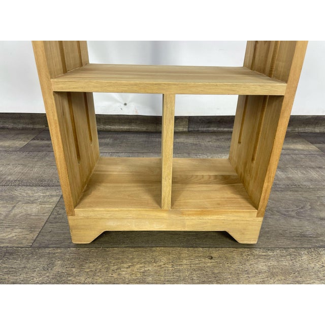 Vintage Blonde Rosewood Bookcase For Sale - Image 4 of 12