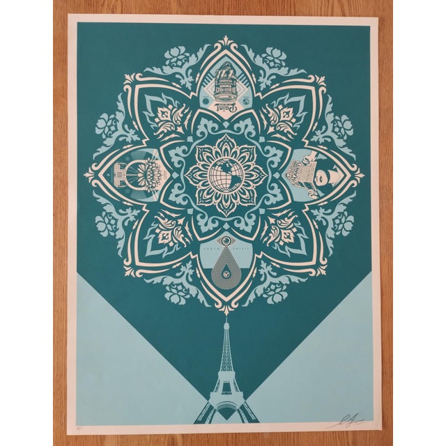 Shepard Fairey (Obey), Delicate Balance, 2015, Silkscreen Print For Sale - Image 4 of 10