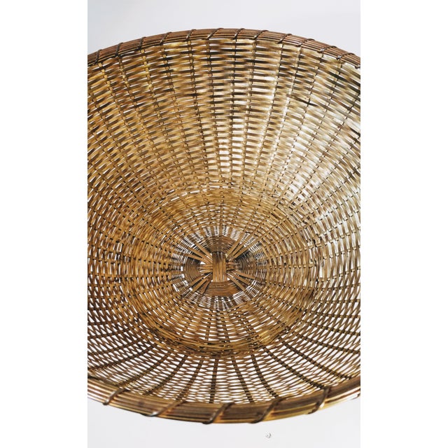 Vintage brass metal basket. Comes with great patina. Would make excellent fruit basket, or a manlier industrial feel. This...