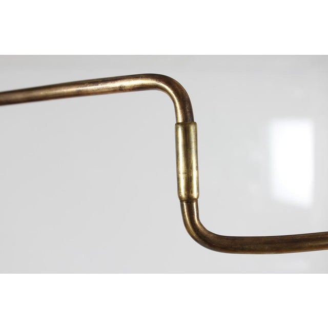 Flexible Wall Light in Brass and Cane in the style of Paavo Tynell, Denmark, 1950s For Sale - Image 13 of 15