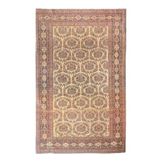 Antique Sarouk Rug 4'1'' x 6'6'' For Sale